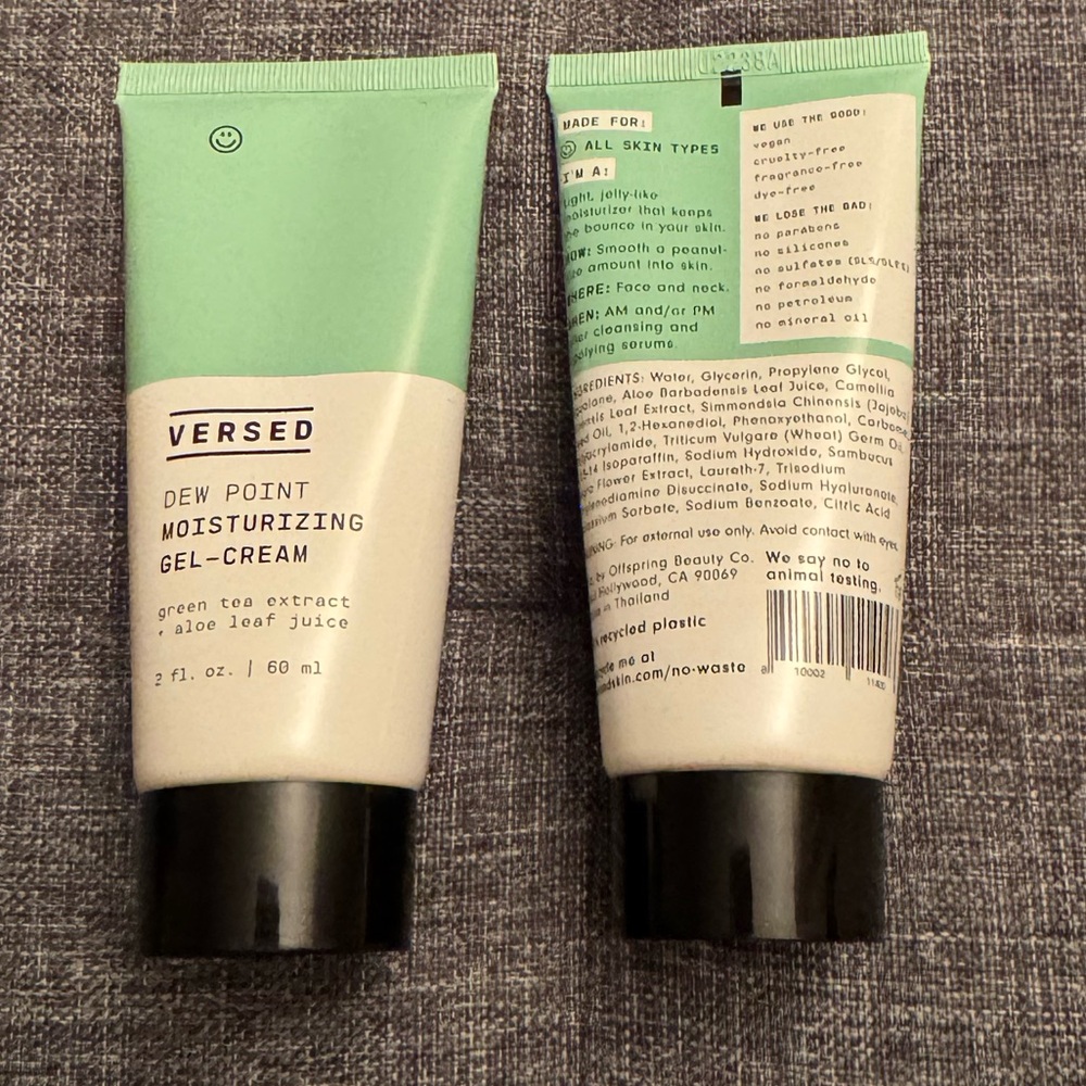 BOGO Versed Dew Point Moisturizing Gel-Cream